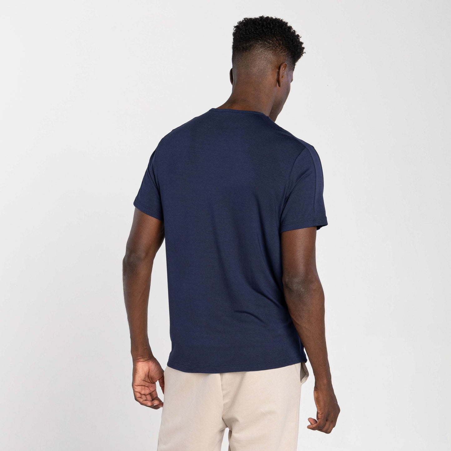 Tech T-Shirt Modal Recorte Masculina - Azul Marinho