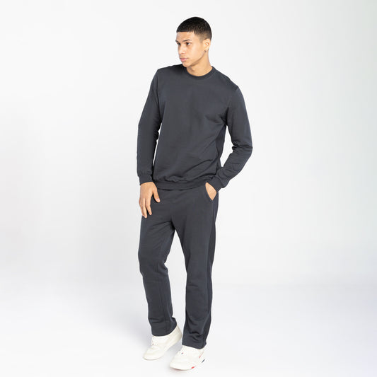 Blusão Tech NoLiquid Moletom Flanelado Recorte Masculino - Cinza Escuro