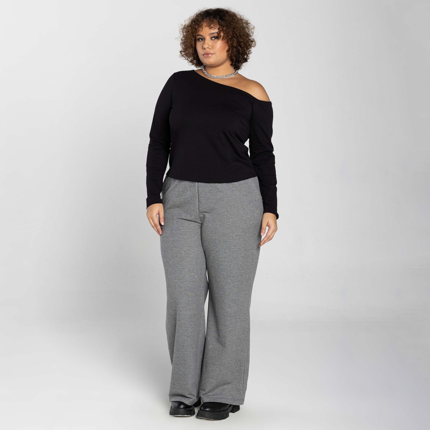 Blusa Tech Anti Odor Ombro Único Plus - Preto