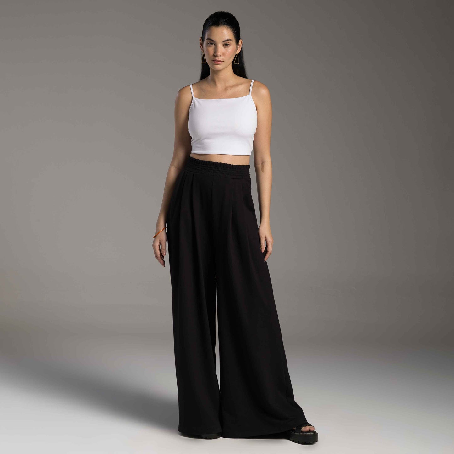 Top Cropped Tech Comfort Anti Odor Decote Reto Feminino - Branco