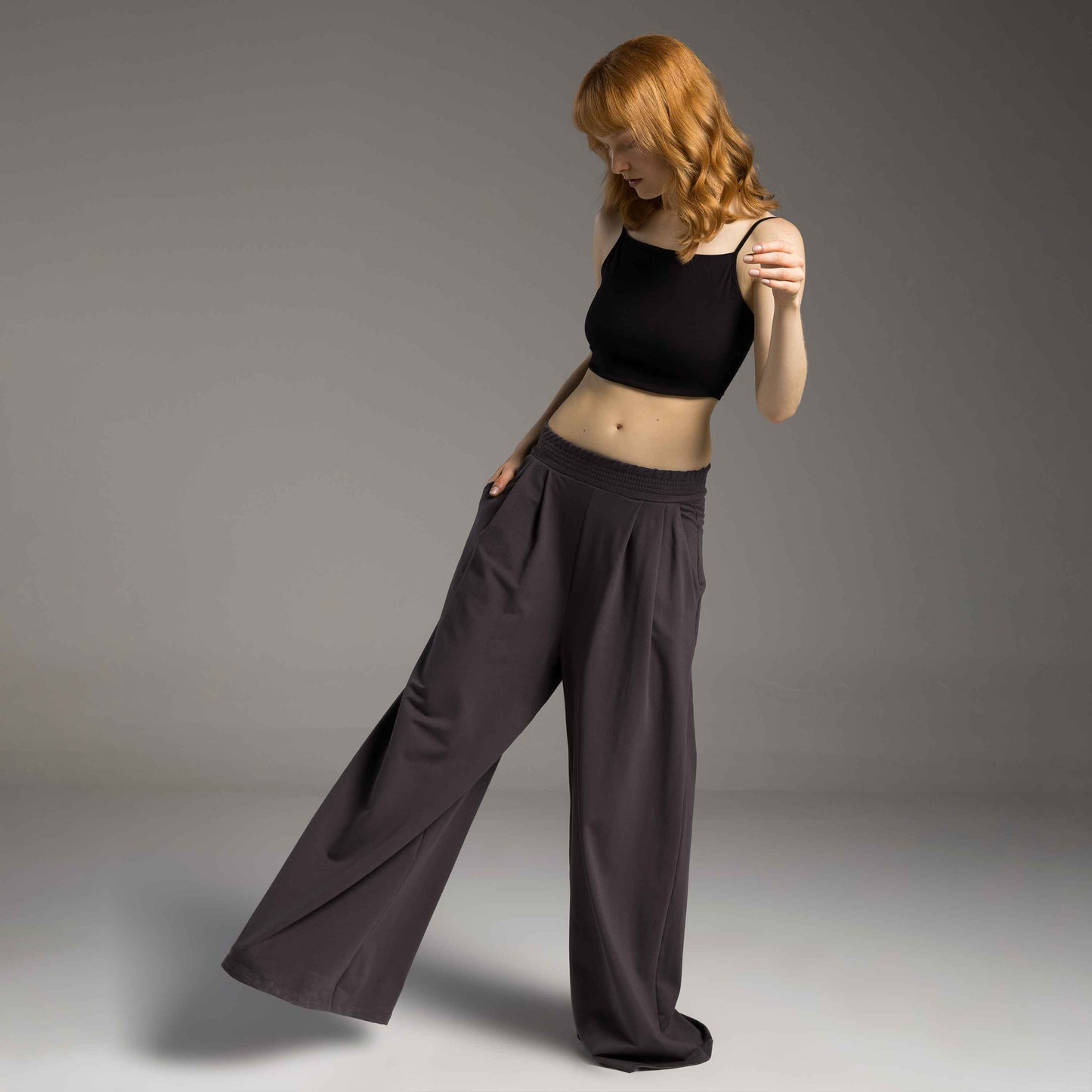Top Cropped Tech Comfort Anti Odor Decote Reto Feminino - Preto