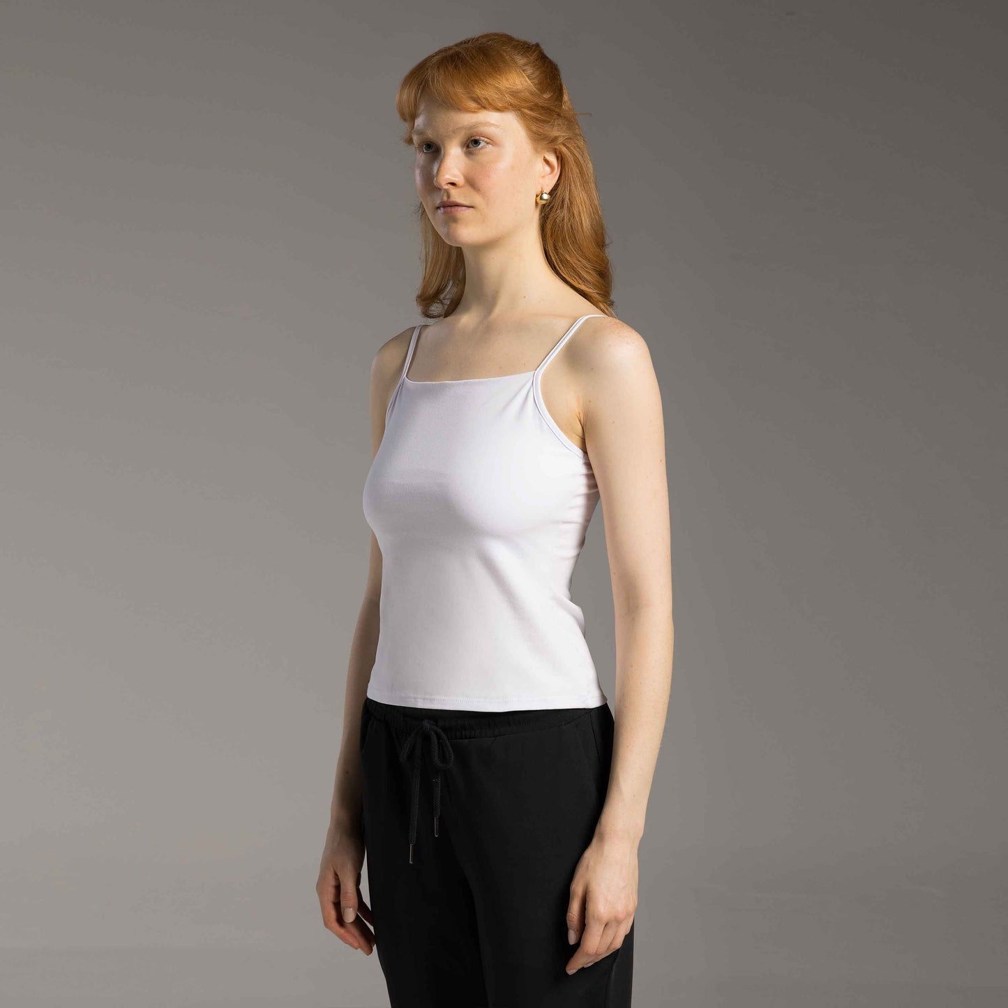 Regata Tech Comfort Anti Odor Decote Reto Feminina - Branco