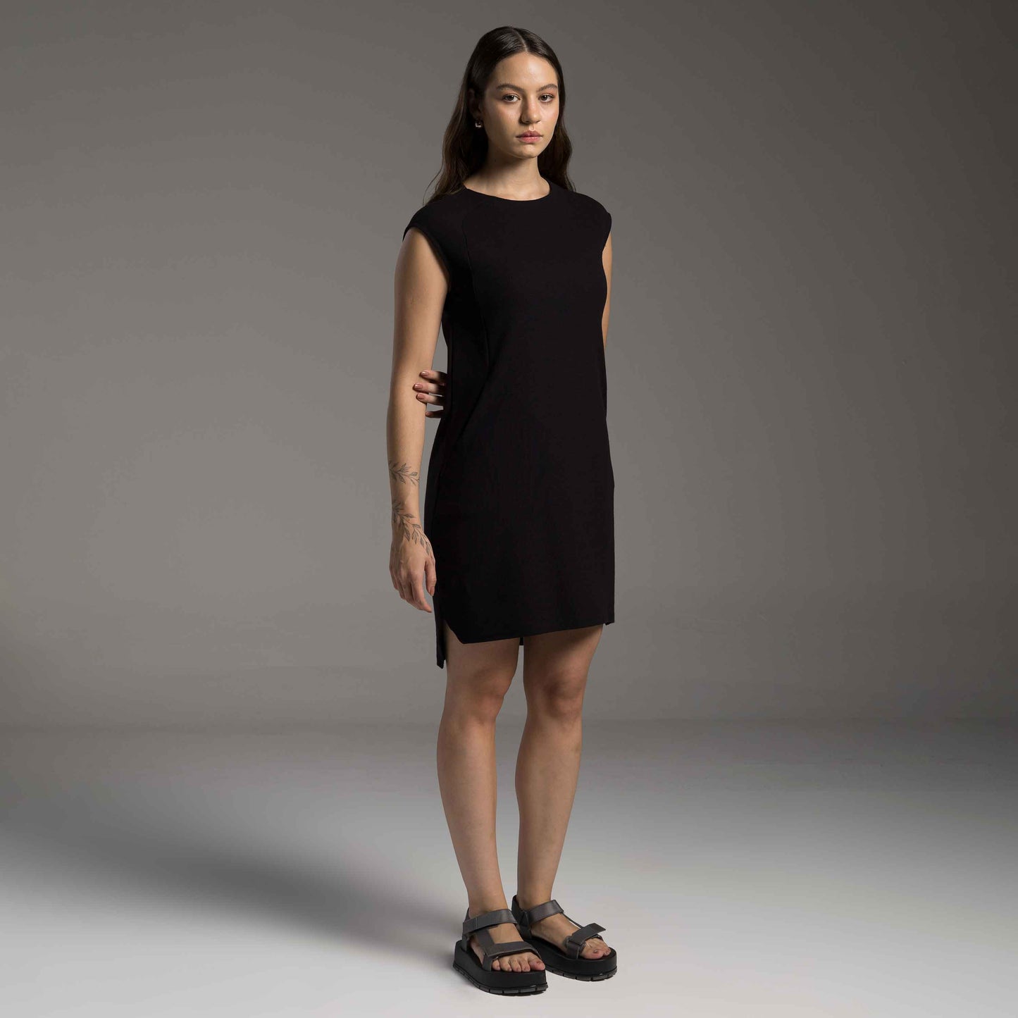 Vestido Tech Waffle Anti Odor - Preto