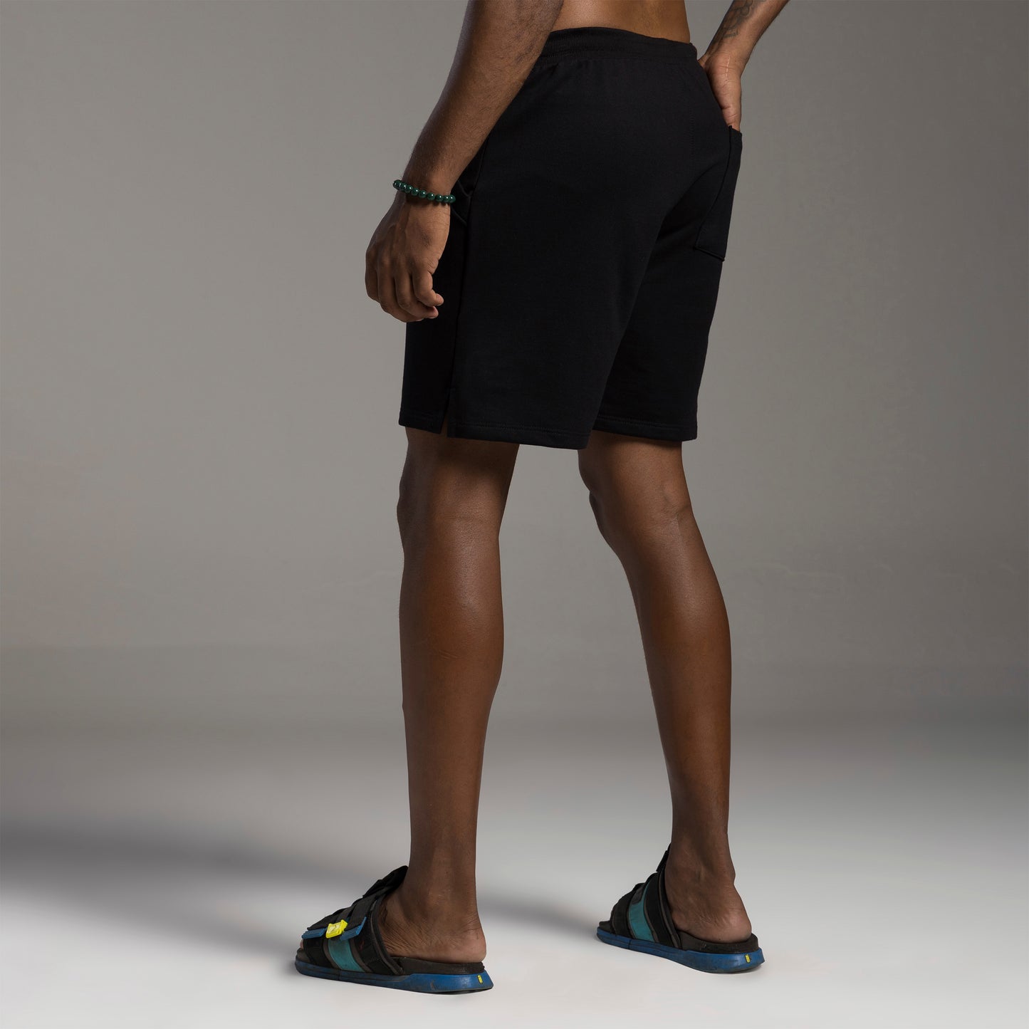 Bermuda Tech Impermeável Detalhe Masculina - Preto
