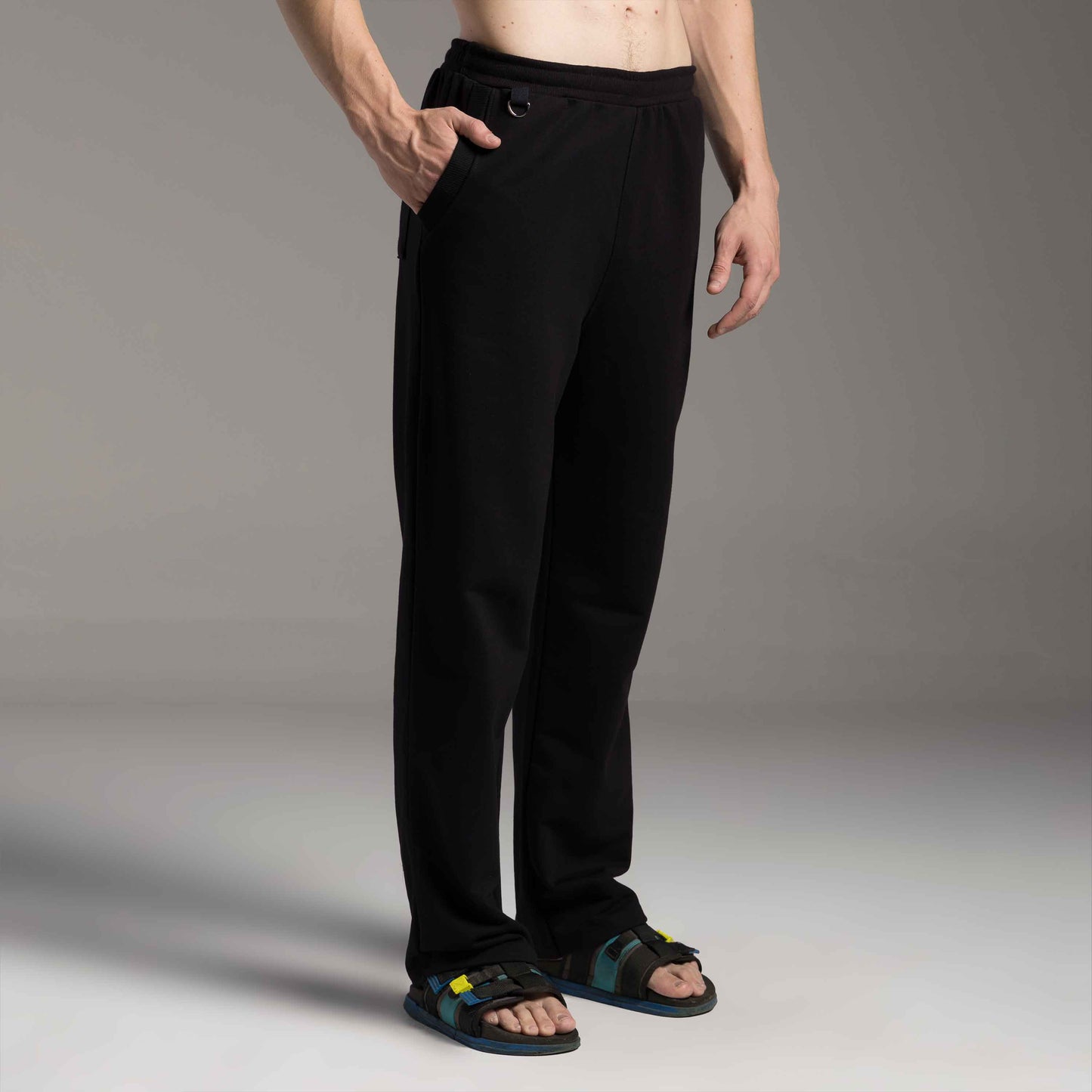 Calça Moletom Tech Impermeável Masculina - Preto