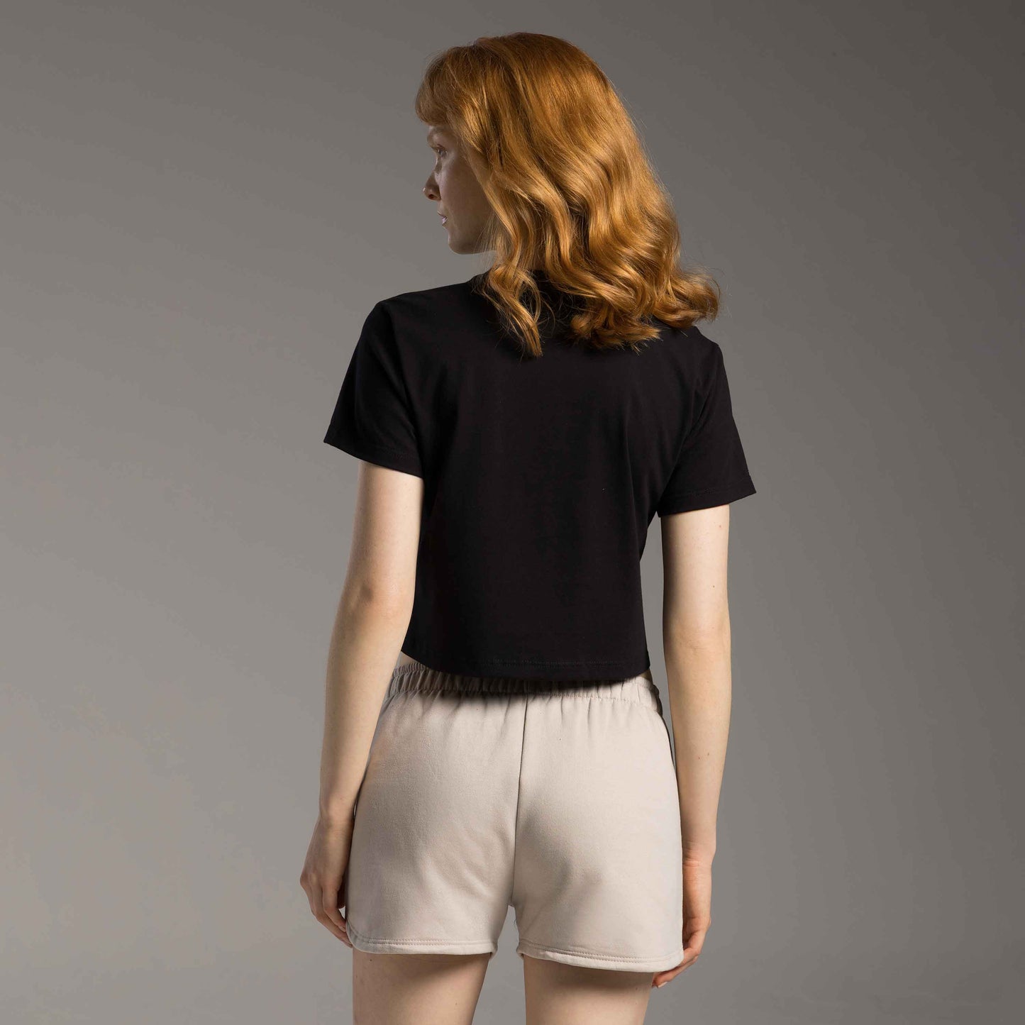 Tech T-Shirt Cropped Impermeável Bolso Feminina - Preto