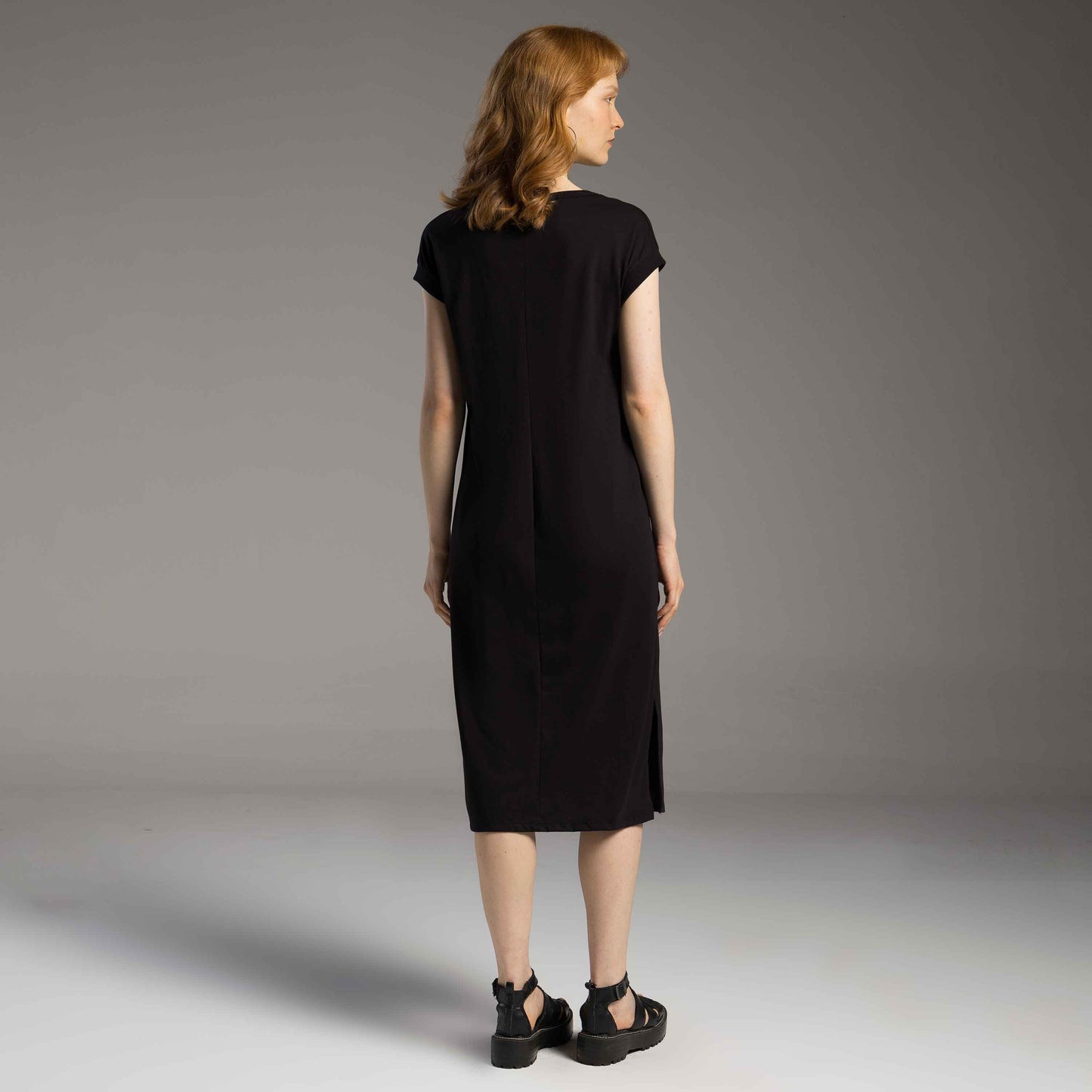 Vestido Midi Tech Air - Preto