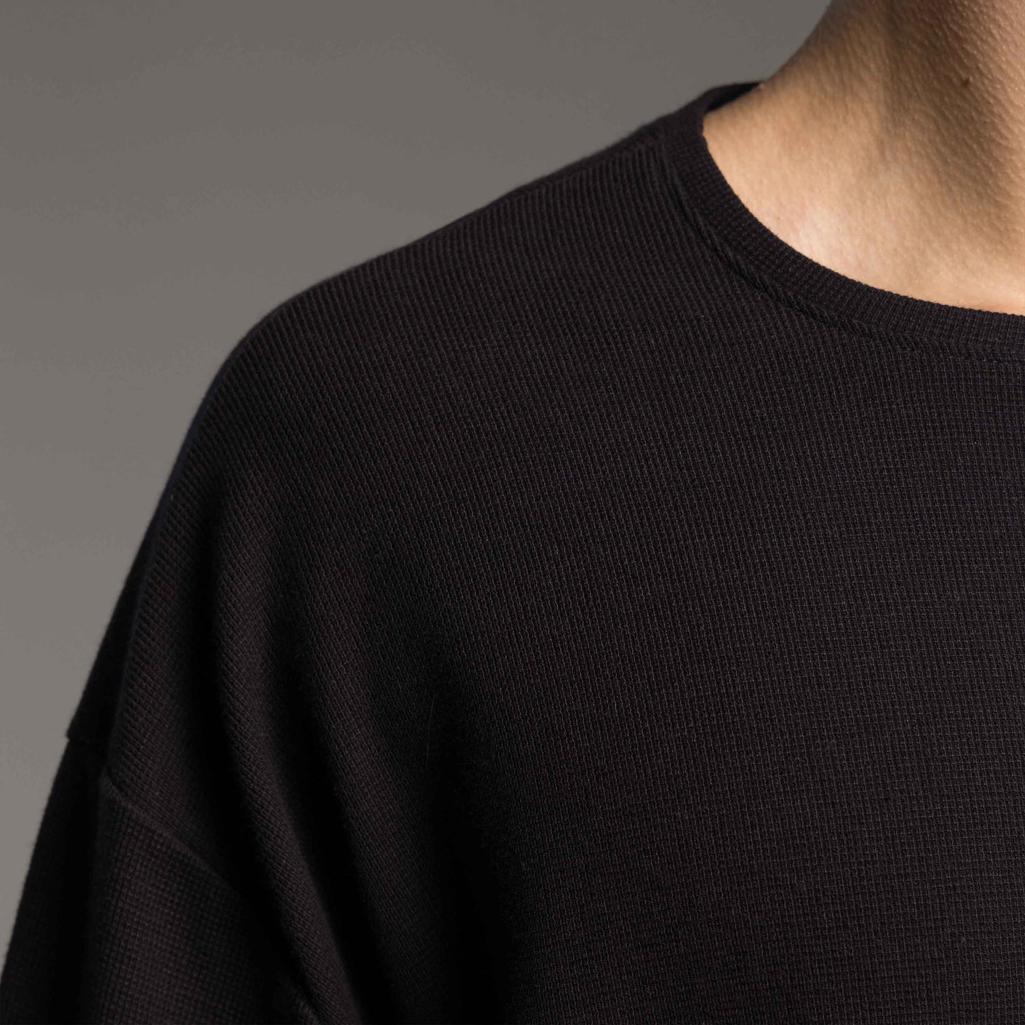 Tech T-Shirt Over Waffle Anti Odor Masculina - Preto