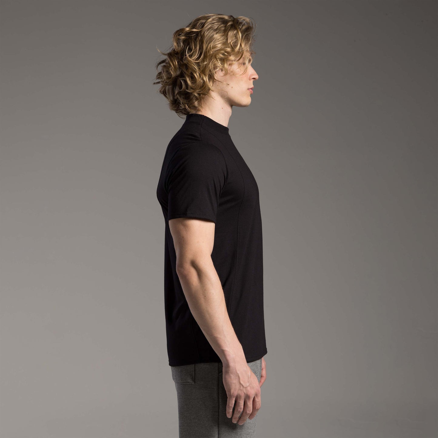 Tech T-Shirt Air Slim Recortes Masculina - Preto