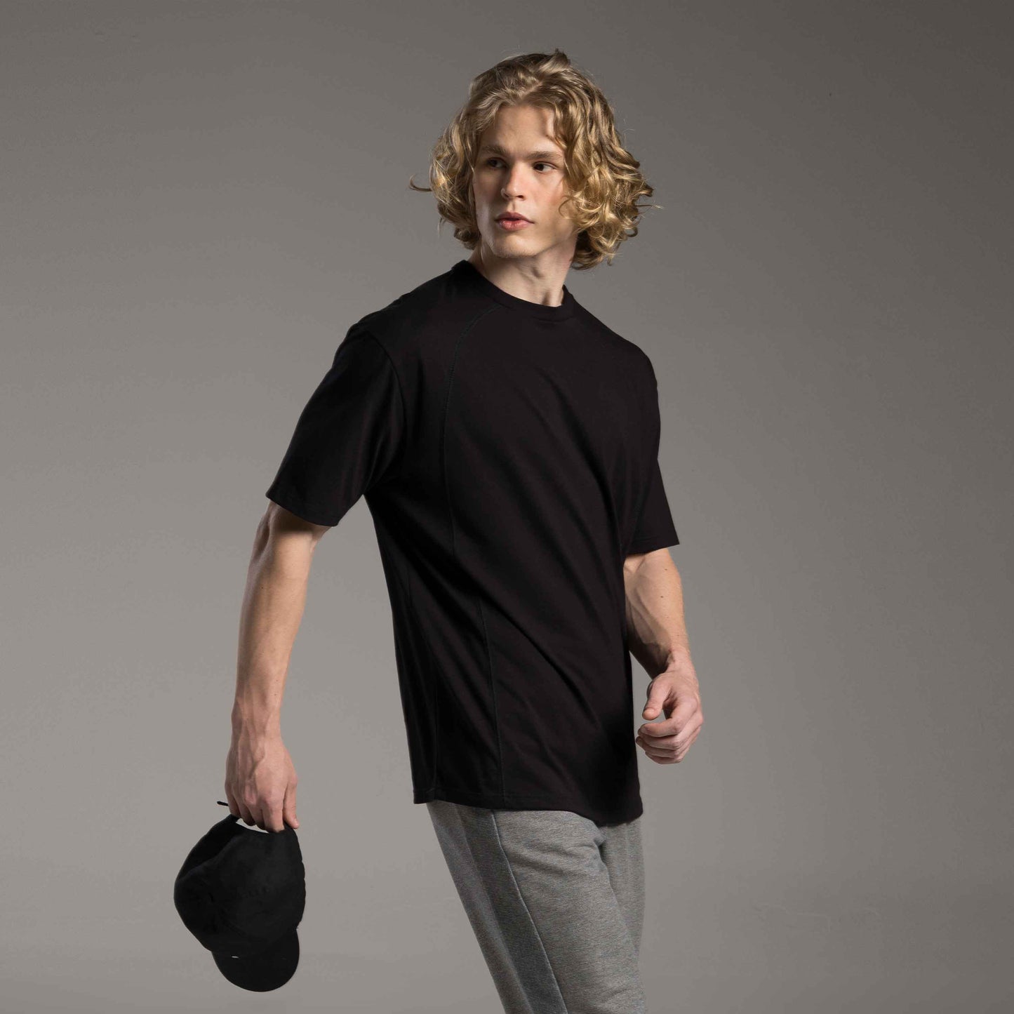 Tech T-Shirt Over Impermeável Trançadeira Masculina - Preto