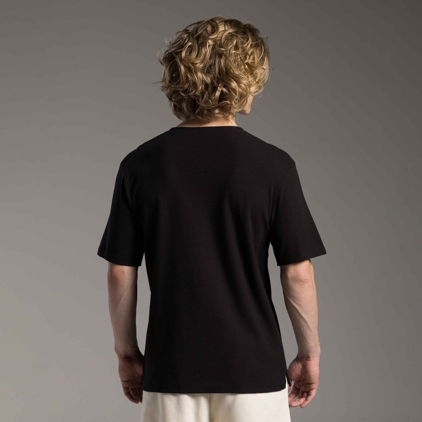 Tech T-Shirt Waffle Anti Odor Masculina - Preto
