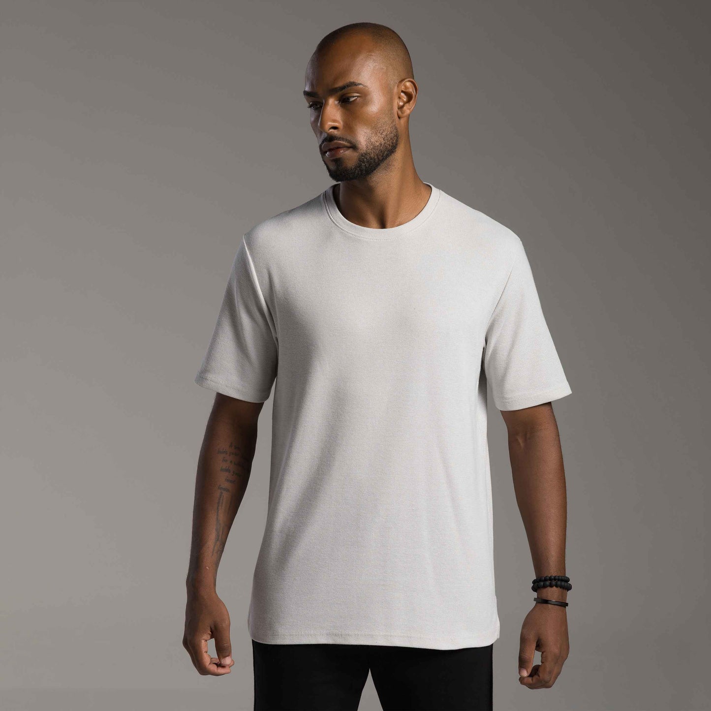 Tech T-Shirt Waffle Anti Odor Masculina - Cinza Granizo
