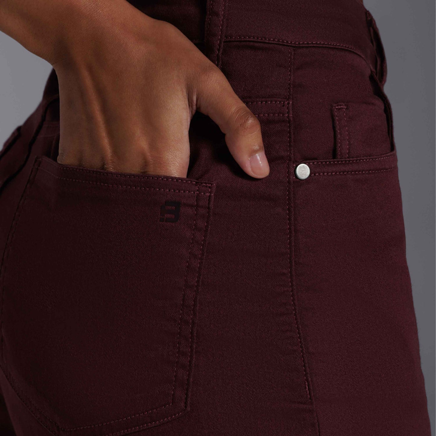 Calça Wide Tech Flex Feminina - Roxo Amoreira