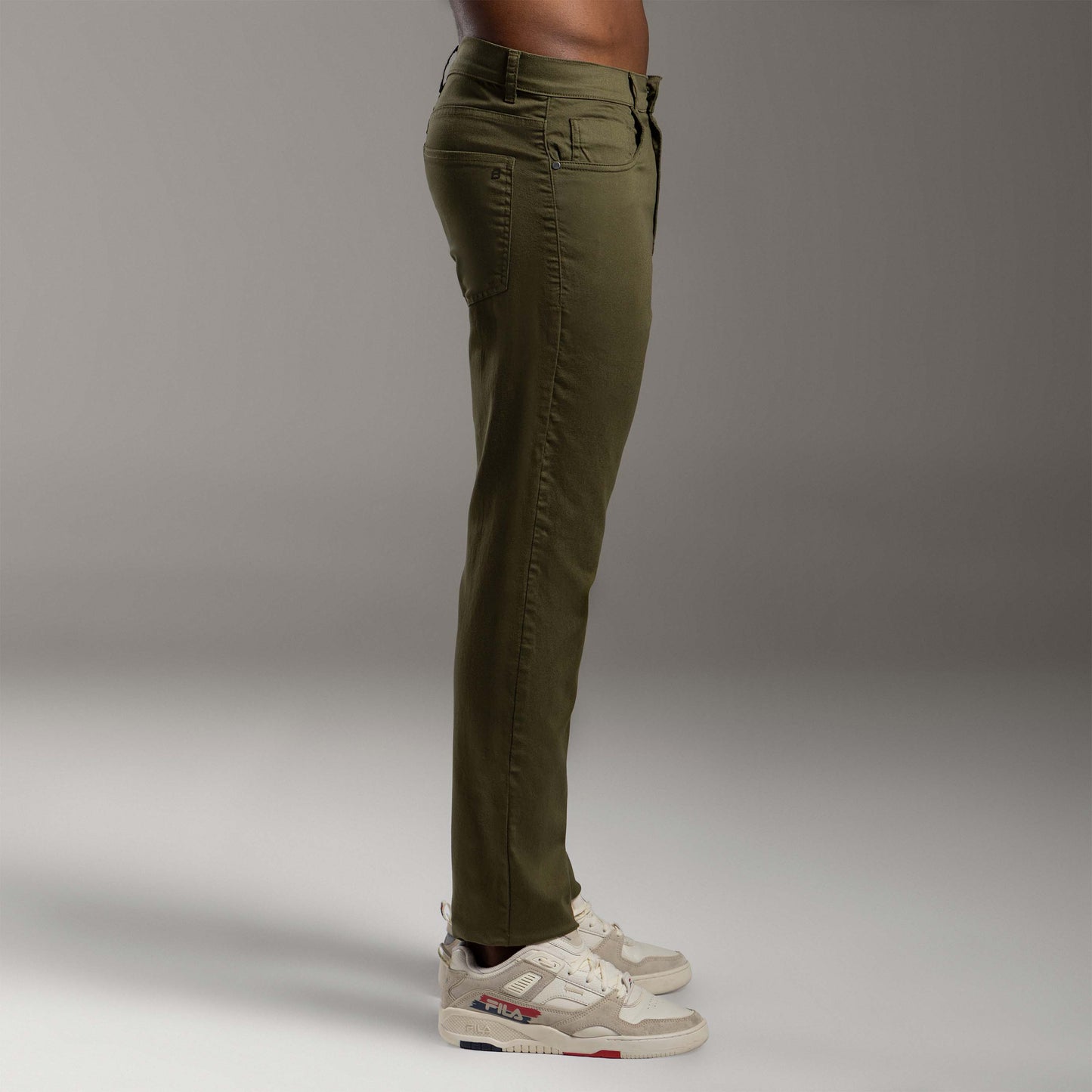 Calça Tech Flex Five Pockets Masculina - Verde Carvalho