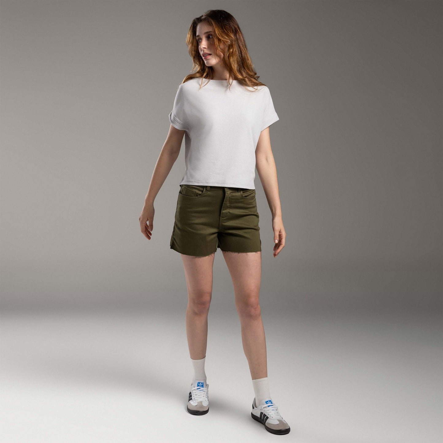 Shorts Tech Flex Feminino - Verde Carvalho