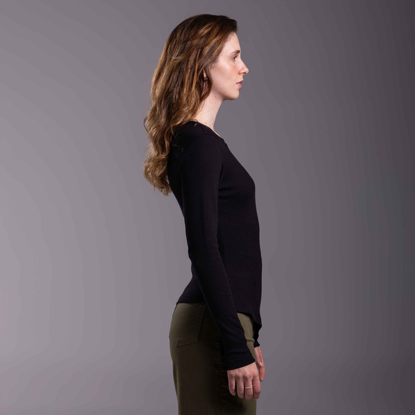 Blusa Ribana Tech Anti Odor Assimétrica Feminina - Preto