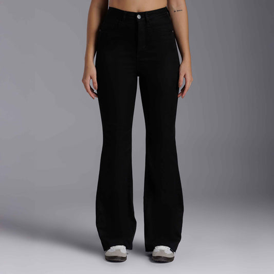 Calça Mini Boot Tech Flex Feminina - Preto