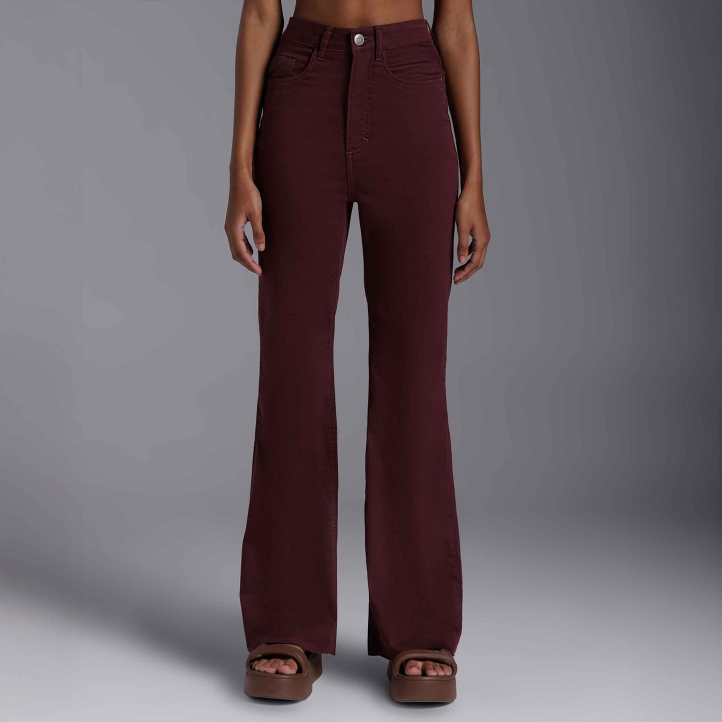 Calça Mini Boot Tech Flex Feminina - Roxo Amoreira