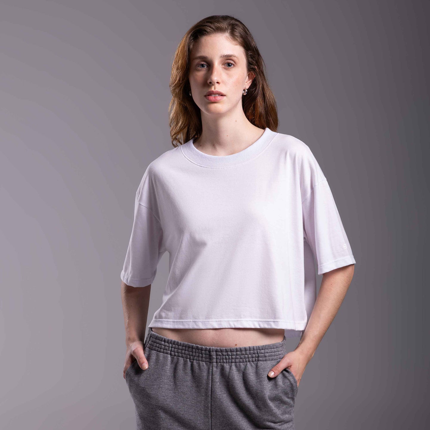 Tech T- Shirt Air Boxy Feminina - Branco