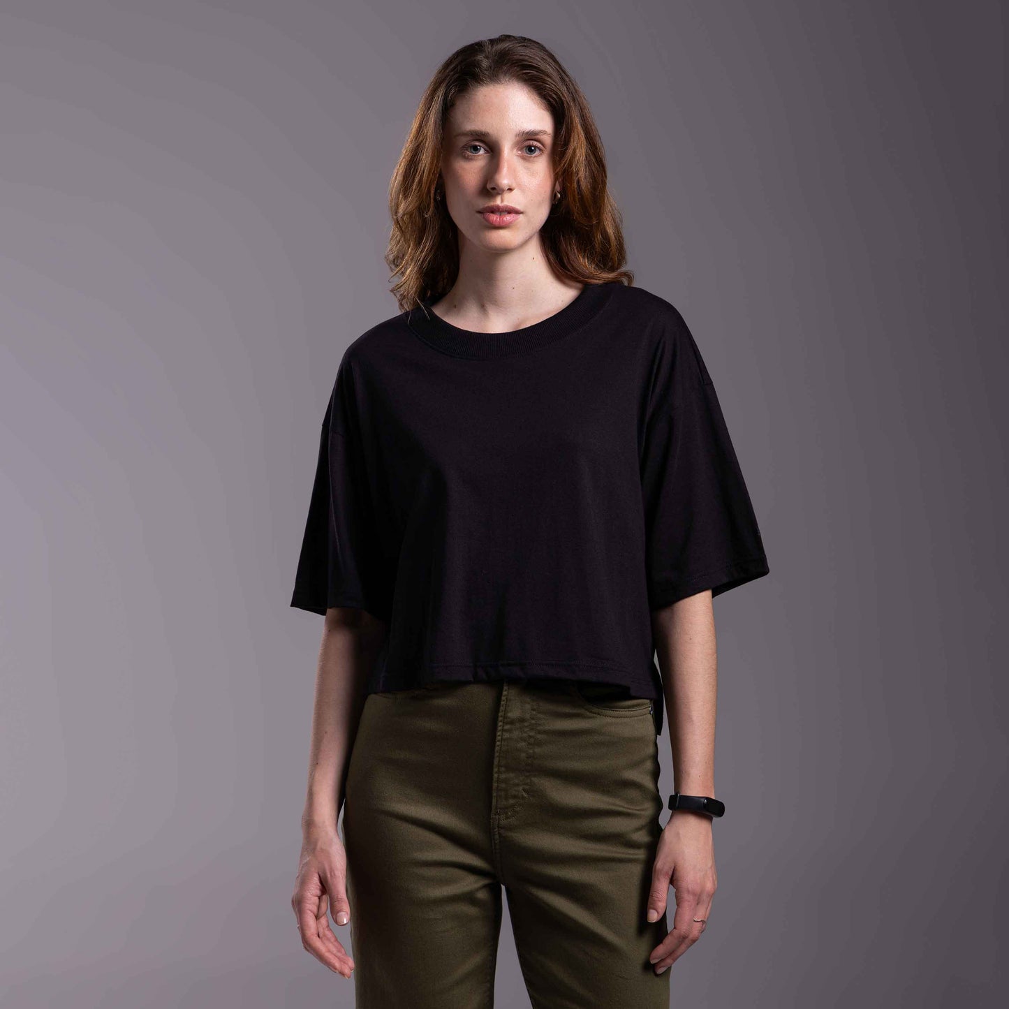 Tech T- Shirt Air Boxy Feminina - Preto
