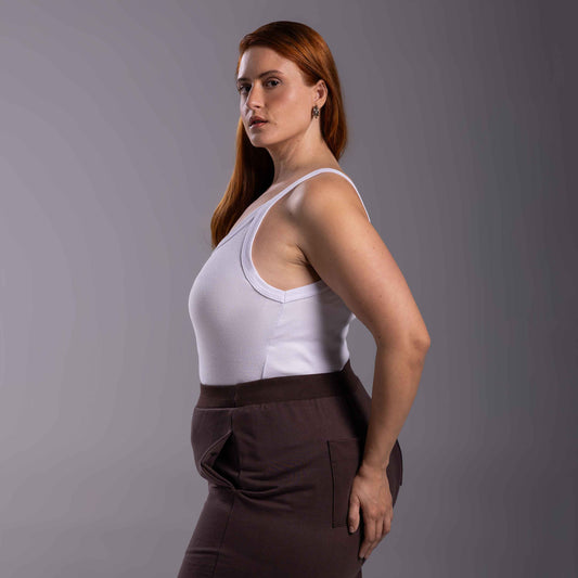 Regata Ribana Tech Anti Odor Plus Feminina - Branco