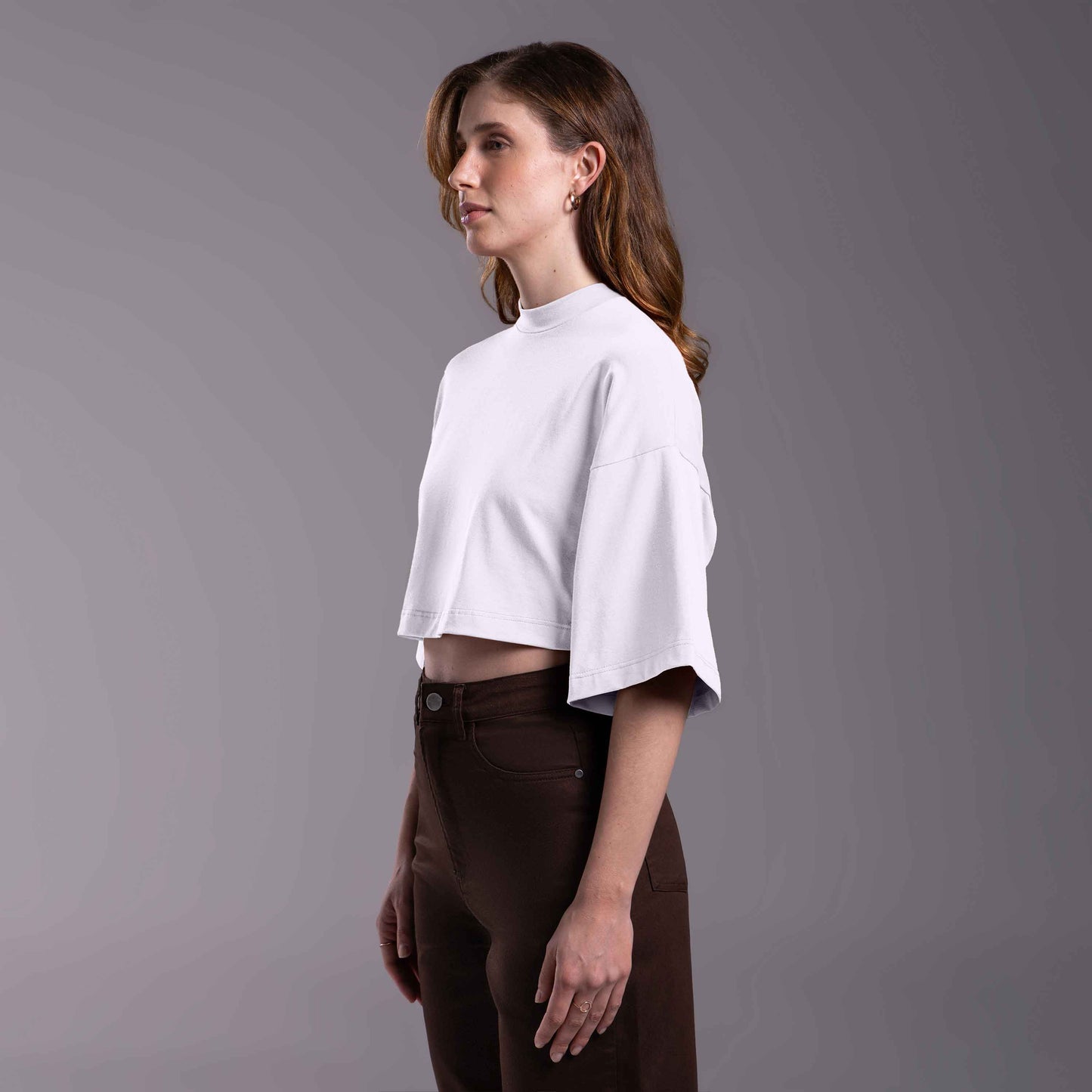 Tech T-Shit Cotton Anti Odor Boxy Feminina - Branco