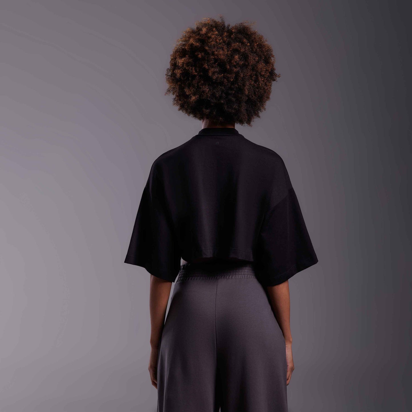 Tech T-Shit Cotton Anti Odor Boxy Feminina - Preto