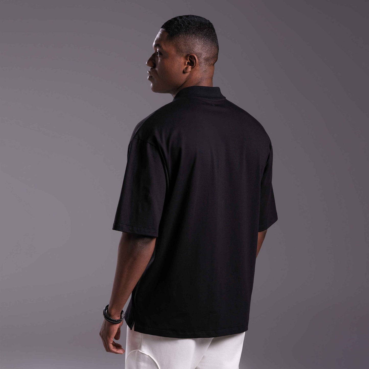 Polo Cotton Tech Anti Odor Masculina - Preto