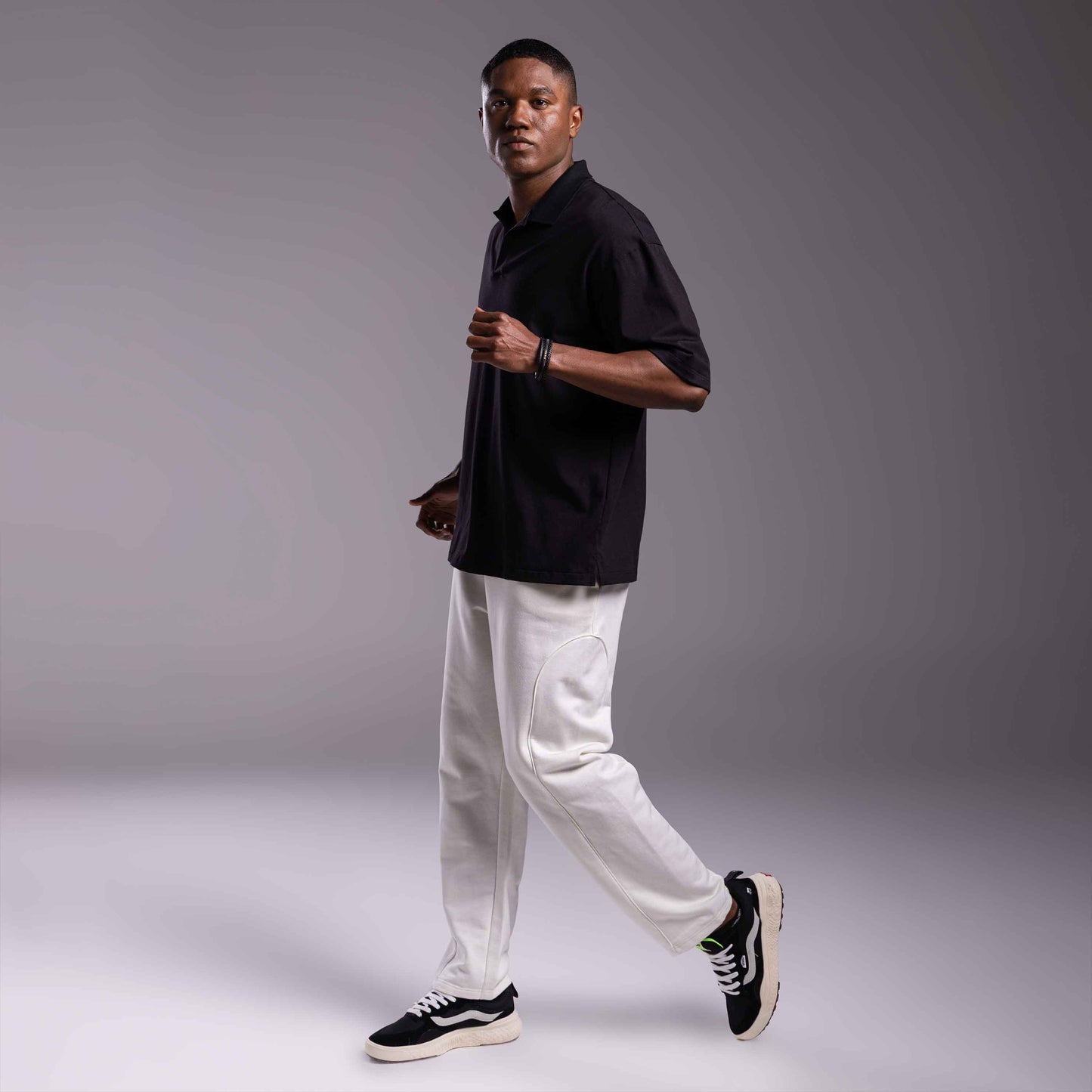 Polo Cotton Tech Anti Odor Masculina - Preto