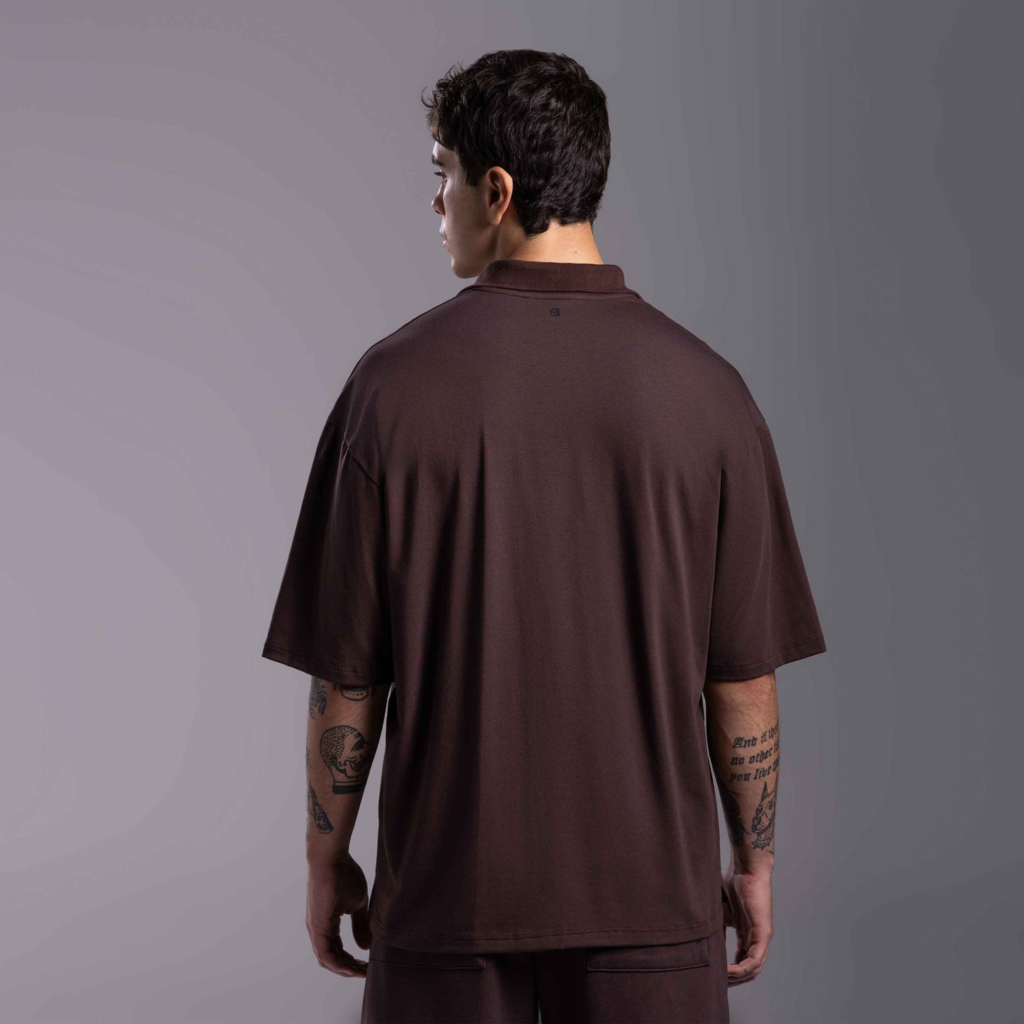 Polo Cotton Tech Anti Odor Masculina - Marrom