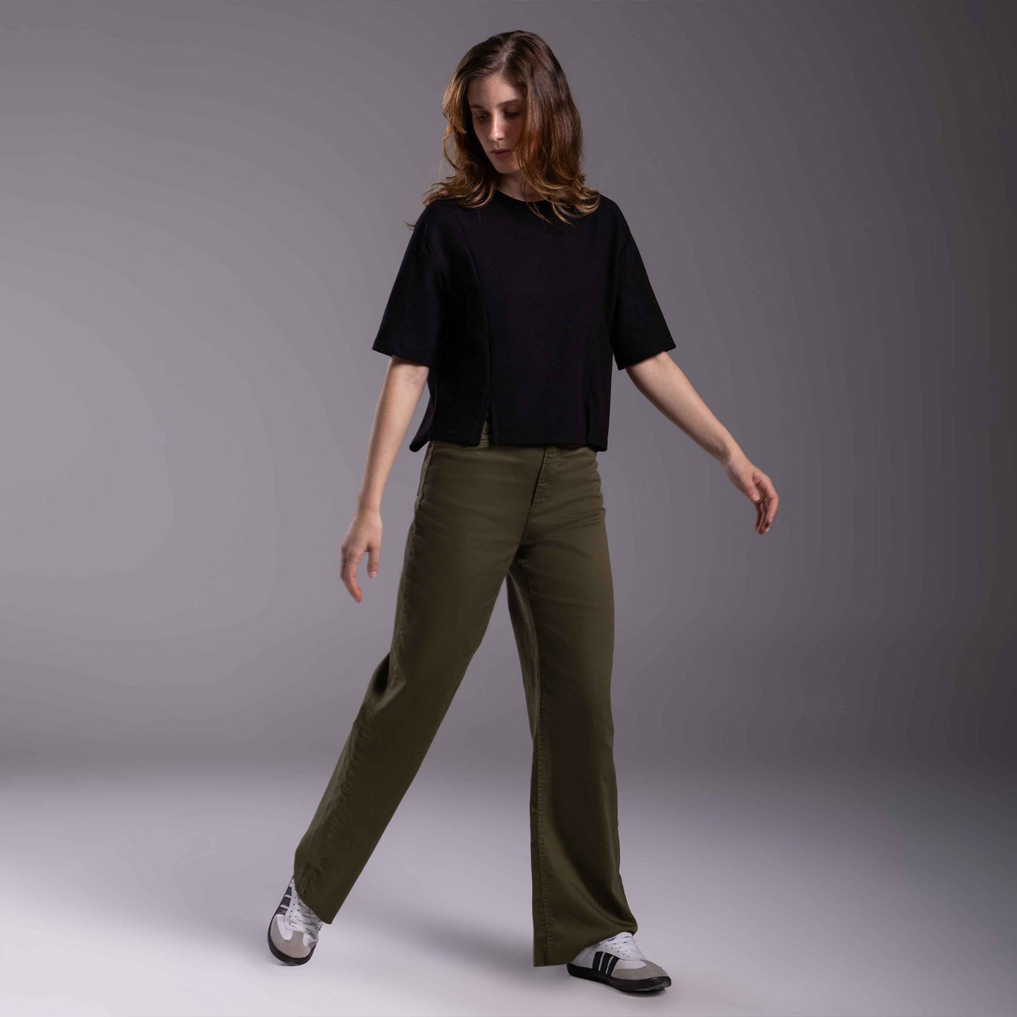 Tech T-Shirt Textura Anti Odor Feminina - Preto