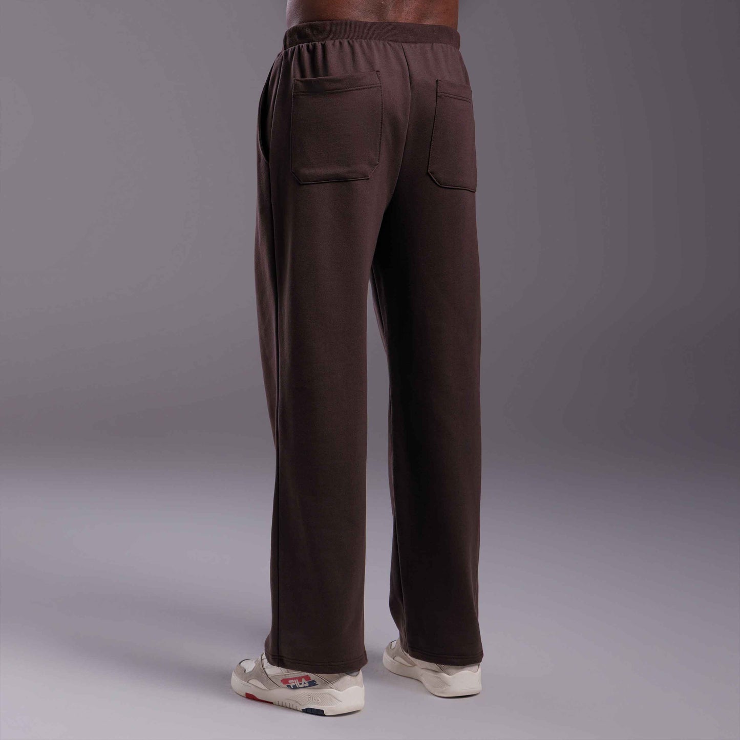 Calça Reta Moletom Tech NoLiquid Masculina - Marrom