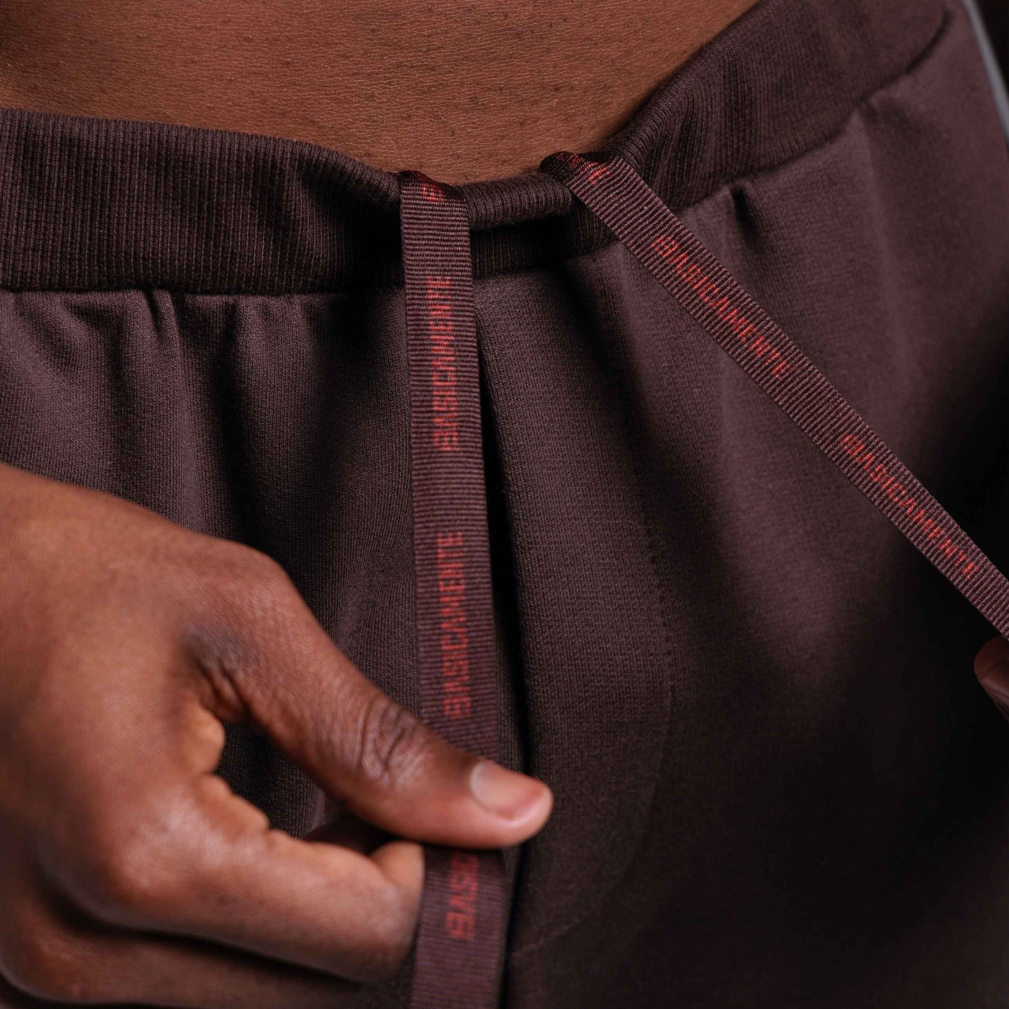 Calça Reta Moletom Tech NoLiquid Masculina - Marrom