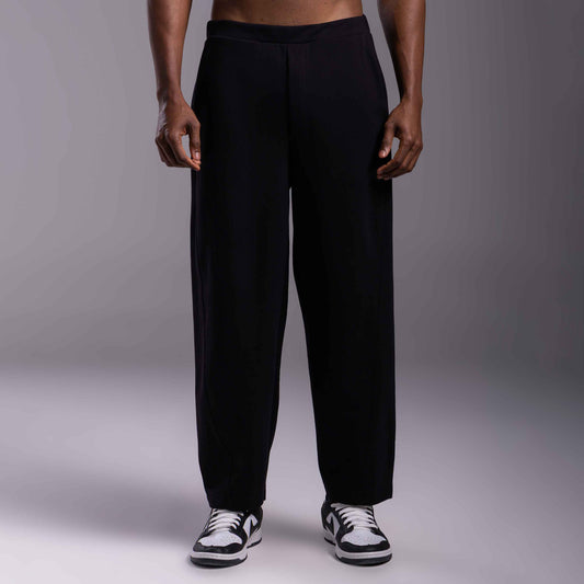 Calça Barrel Moletom Tech NoLiquid Masculina - Preto