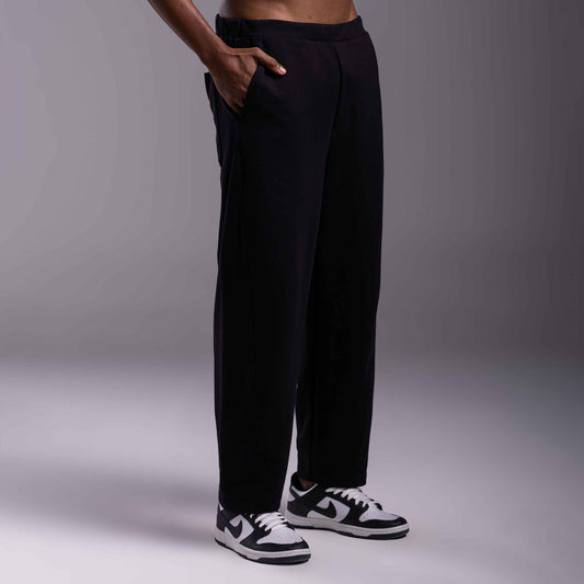 Calça Barrel Moletom Tech NoLiquid Masculina - Preto