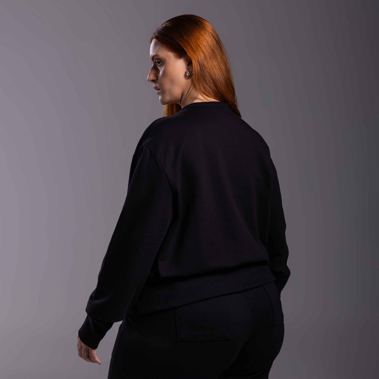 Blusão Moletom Tech Impermeável Plus Feminino - Preto