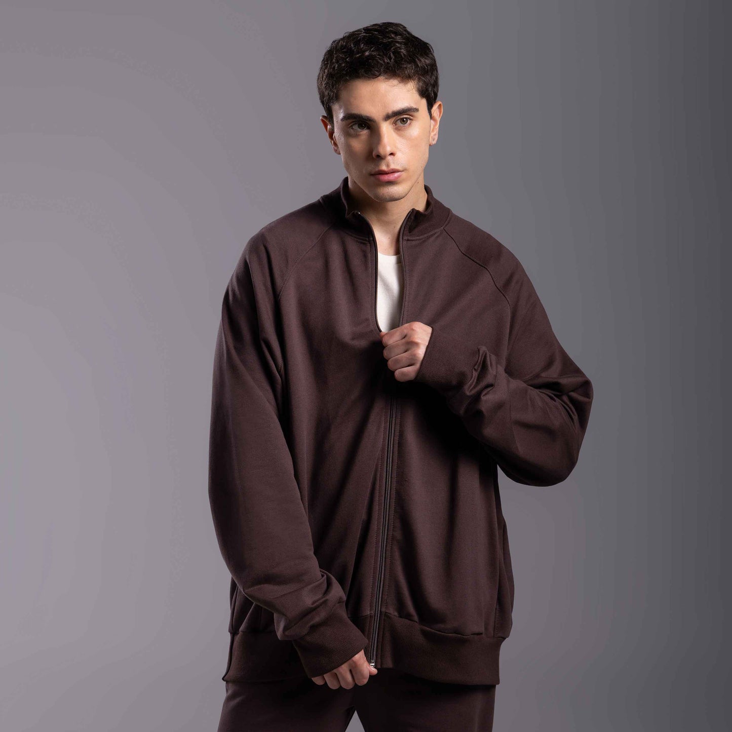 Jaqueta Moletom Tech NoLiquid Masculino - Marrom