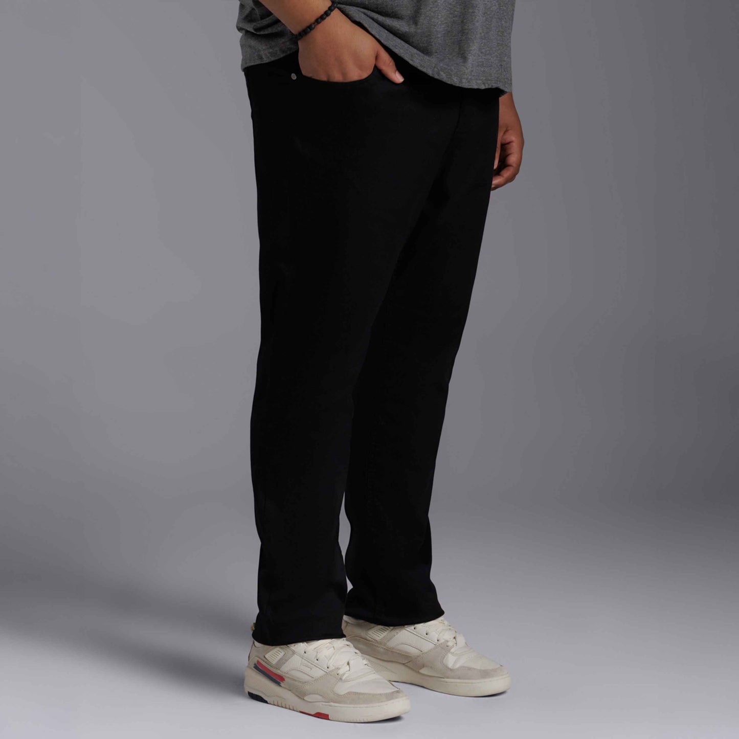 Calça Tech Flex Five Pockets Plus Masculina - Preto