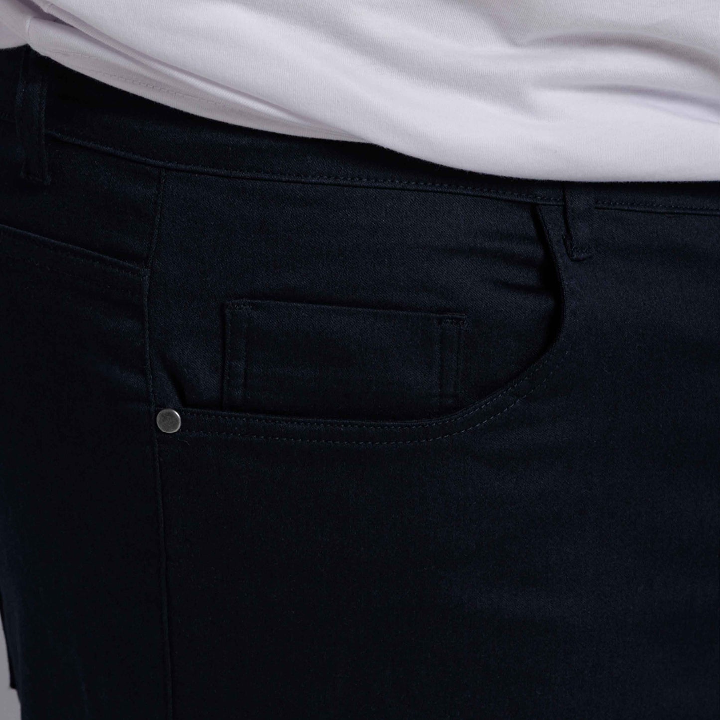 Calça Tech Flex Five Pockets Plus Masculina - Azul Marinho