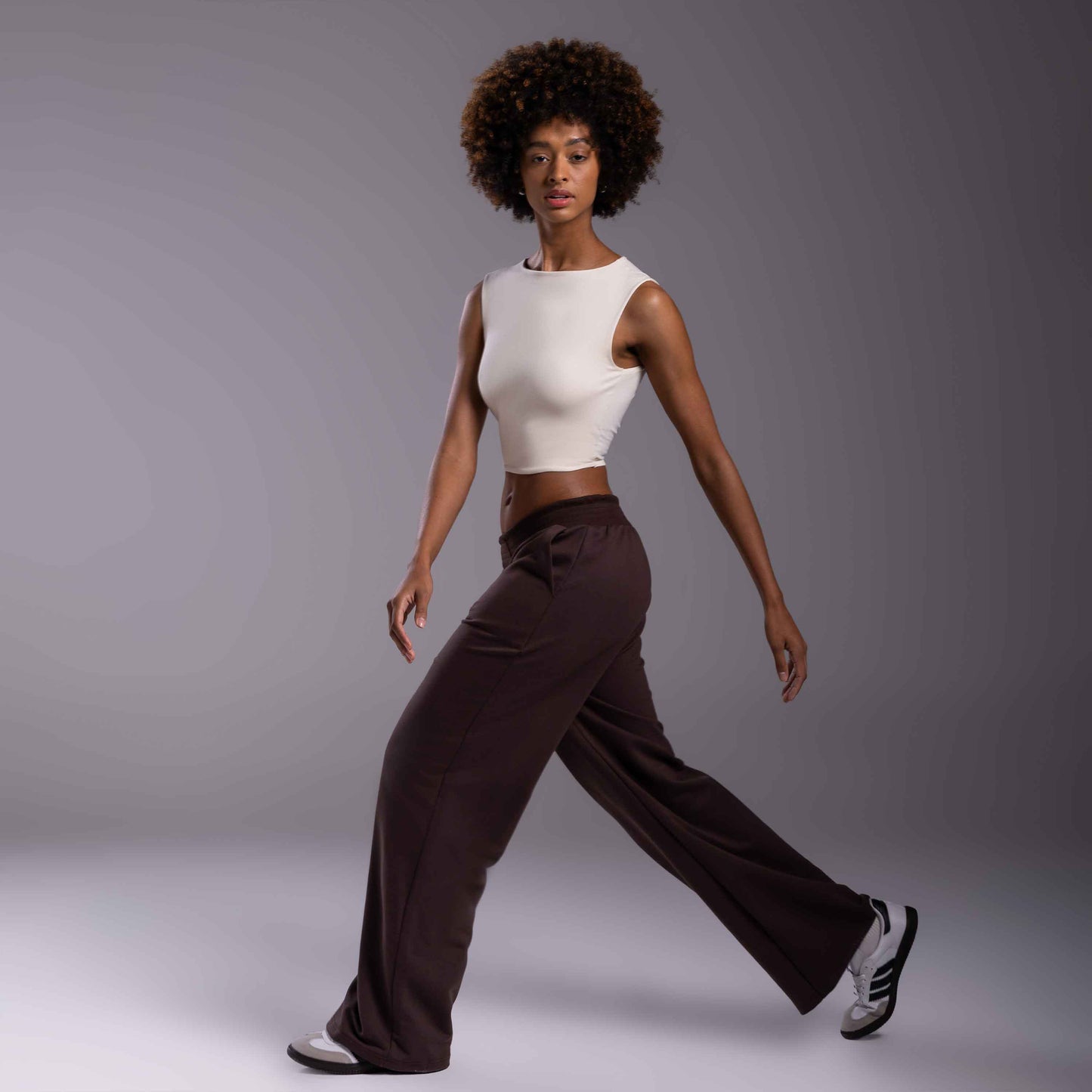 Top Cropped Cotton Tech Anti Odor Feminino - Off Vanilla