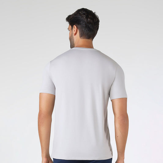 Tech T-Shirt Modal Premium Masculina | Basico.com - Cinza Claro