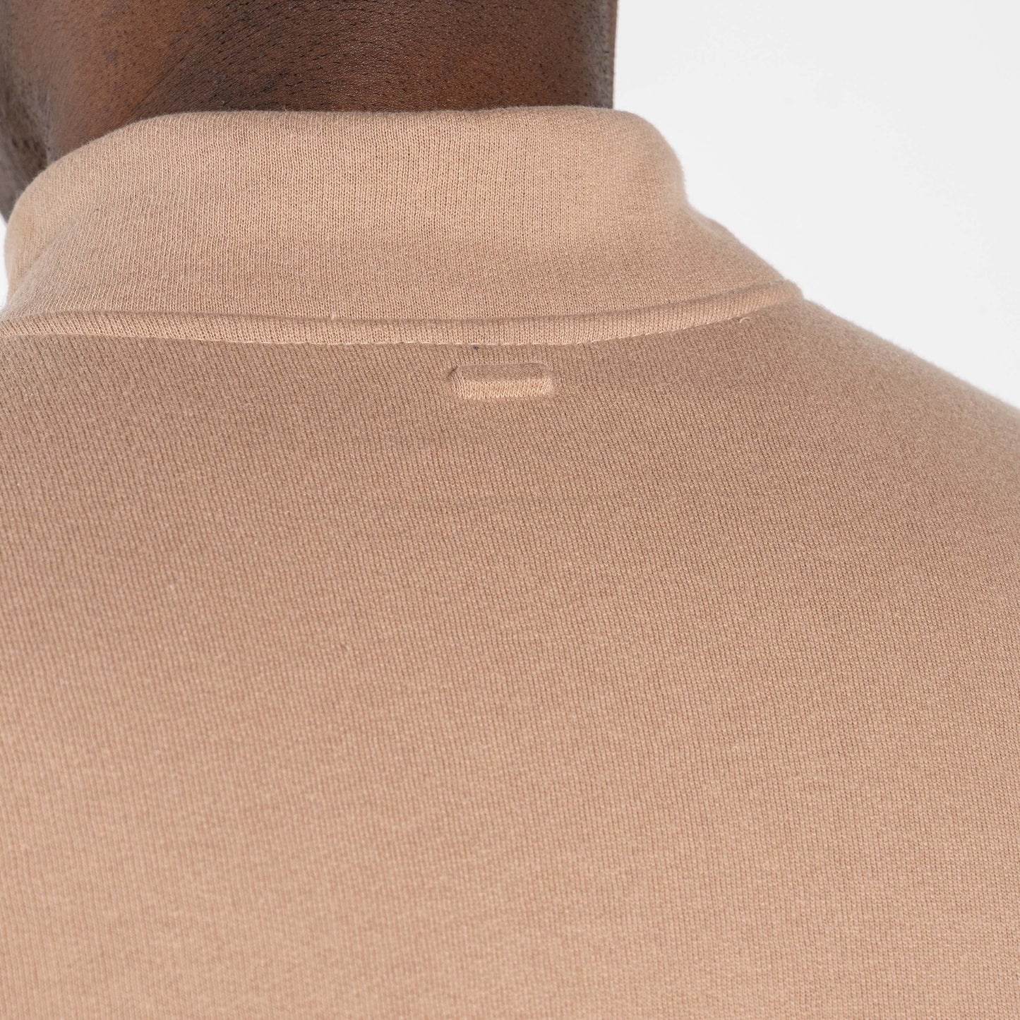 Jaqueta Moletom Flanelado Masculino - Bege Camel