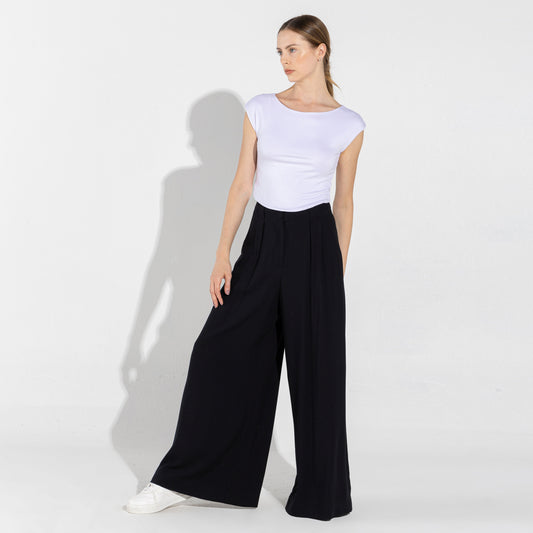 Blusa Modal Cropped Feminina | Travel Collection - Branco