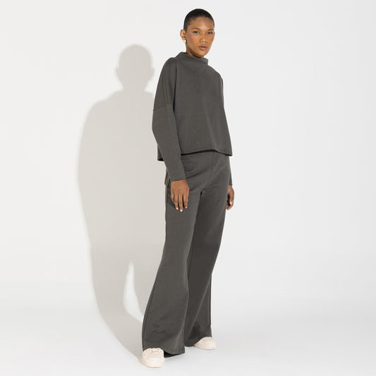 Blusão Dense Algodão Feminino - Preto