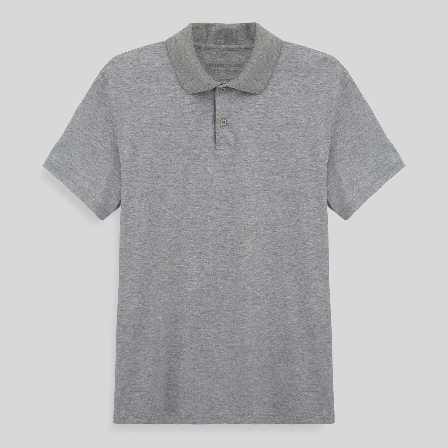 Camisa Polo Masculina - Mescla Claro