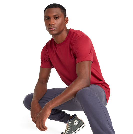 Camiseta Básica Masculina - Marsala