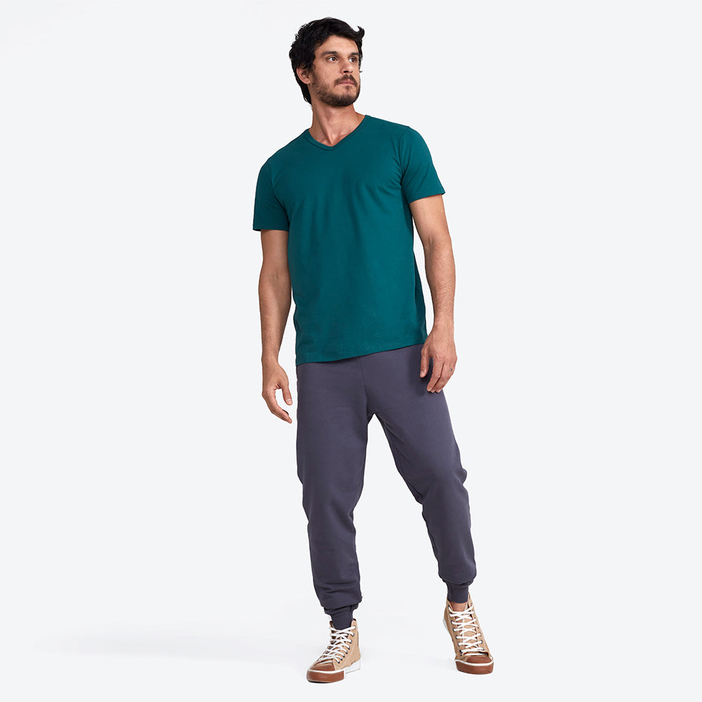 Camiseta Básica Gola V Masculina - Jasper