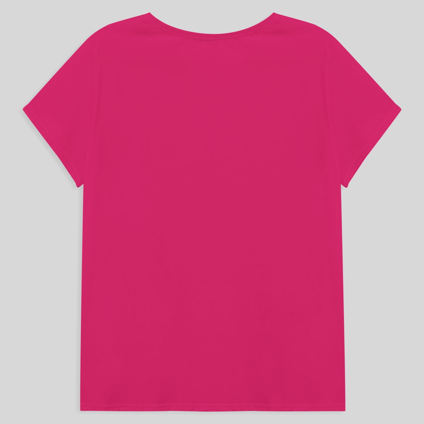 Camiseta Babylook Algodão Premium Plus Feminina - Pink