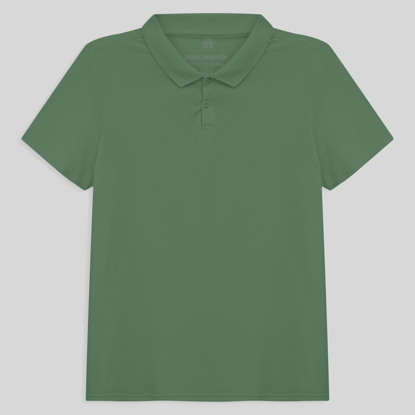 Camisa Polo Algodão Premium Plus Feminino - Verde Oliva