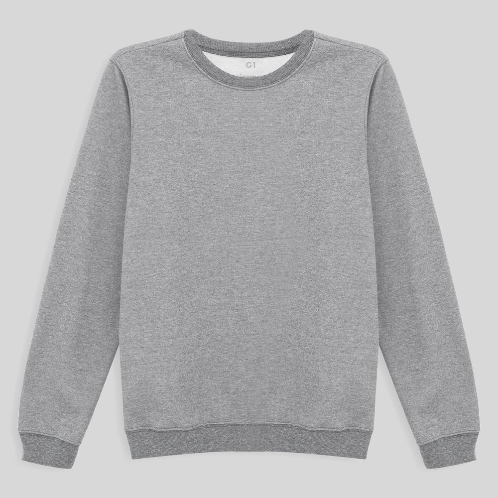 Blusão Moletom Flanelado Plus Feminino - Mescla Claro